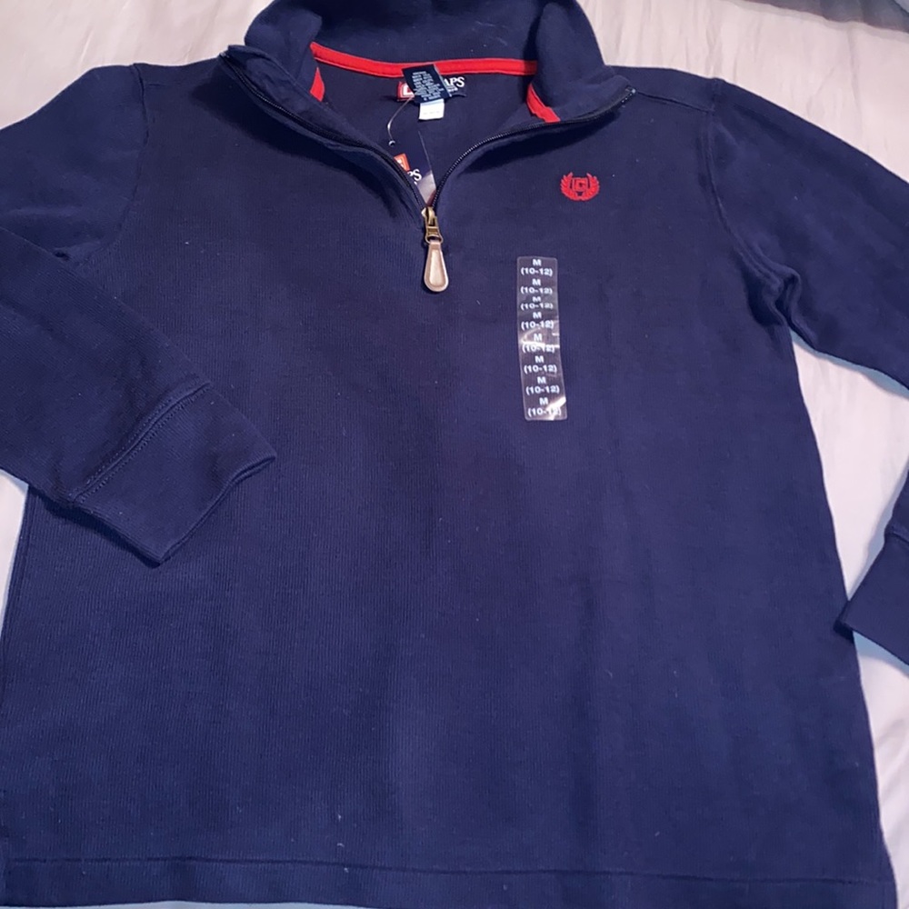 Boys Chaps pullover NWT size 10-12!